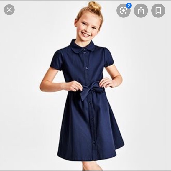 The Children's Place Other - Children’s Place Navy Blue Dress size Large 10/12